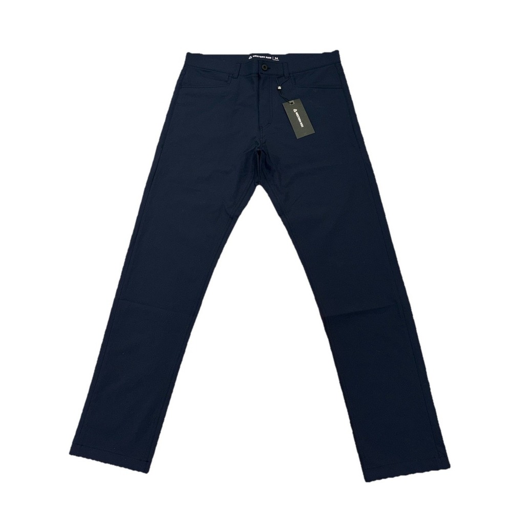 Western Rise Evolution Chino Pants Lightweight‎ Blue Men's Size 34x32 New